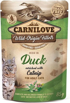 Carnilove Cat Pouch Duck Catnip 12X85G