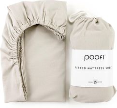 Zdjęcie Poofi Prześcieradło Do Łóżeczka 60x120cm Latte - Kłodzko