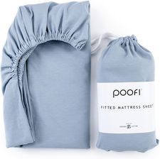 Zdjęcie Poofi Prześcieradło Do Łóżeczka 70x140cm Dusty Blue - Bytom