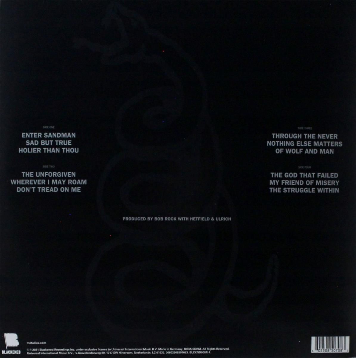 Metallica (Black Album Remastered) 2xLP