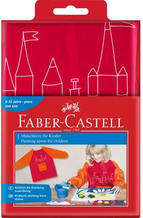 Fartuszek Do Malowania Dla Dzieci Czerwony Faber Castell 190L420 (201204Fc)