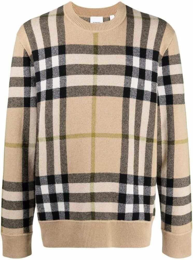 BURBERRY　Cashmere100%　Knit　M size Navy blue Cashmere sweater Burberry - Vitkac Italy