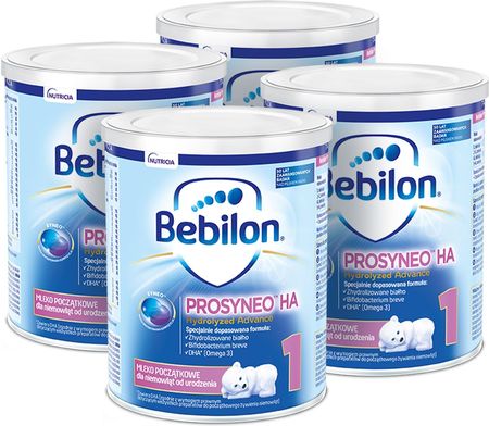 Bebilon Prosyneo HA 1 mleko początkowe dla niemowląt od urodzenia 4x400 g