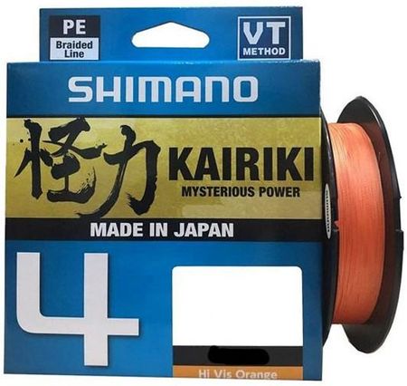 Shimano Plecionka Kairiki 4 0,215Mm/150M Hi-Vis Orange