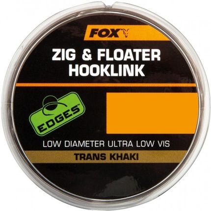 Fox Materiał Przyponowy Edges Zig & Floater Hooklink Trans Khaki 15Lb 0,30Mm/100M