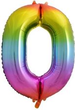 Zdjęcie Sonem Balon Foliowy 86Cm Tęczowy Cyfra 0 - Kraków