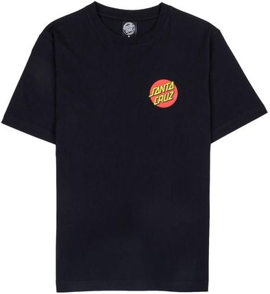 koszulka SANTA CRUZ - Classic Dot Tee Black (BLACK) rozmiar: 10