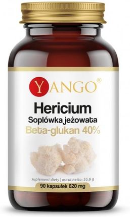 Yango Hericium Soplówka jeżowata 40% Beta-glukan 620 mg 90 kaps