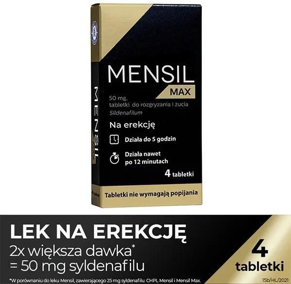 Mensil Max 50 mg 4 tabl.