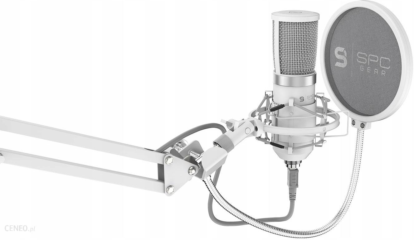 Mikrofon SPC Gear SM950 Onyx White Streaming USB (SPG106)