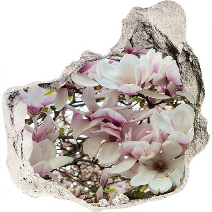 Wallmuralia Samoprzylepna Naklejka Fototapeta Kwiaty Magnolii 75x75cm