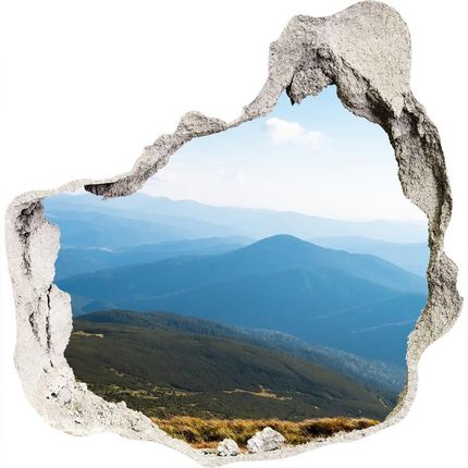 Wallmuralia Dziura 3D W Ścianie Na Ścianę Park Narodowy Tatry 75x75cm