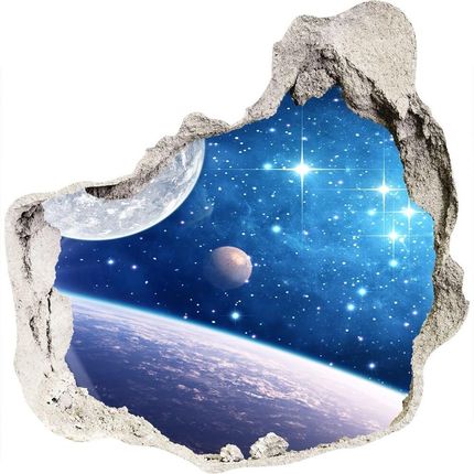 Wallmuralia Foto Zdjęcie Dziura Na Ścianę Księżyc 75x75cm