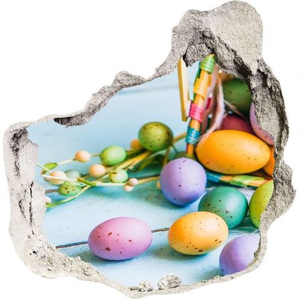 Wallmuralia Samoprzylepna naklejka na ścianę Wielkanocne jajka 75x75cm
