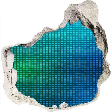 Wallmuralia Dziura 3D Fototapeta Naklejka Abstrakcyjne Tło 75x75cm
