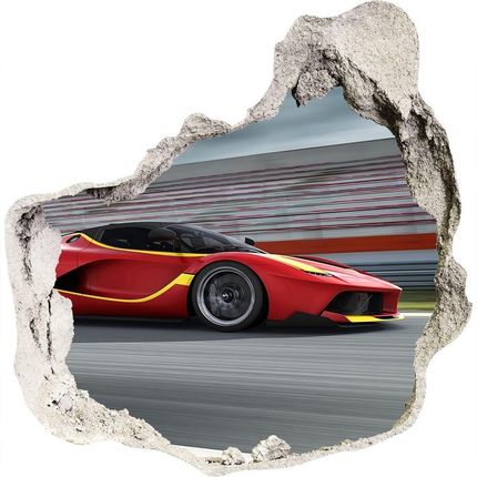 Wallmuralia Foto Zdjęcie Dziura Na Ścianę Sportowy Samochód 75x75cm