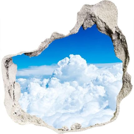 Wallmuralia Naklejka Fototapeta Na Ścianę Chmury Z Lotu Ptaka 75x75cm