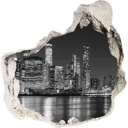 Wallmuralia Dziura 3D Foto Tapeta Naklejka Jeleń O Wschodzie 75x75cm