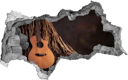 Wallmuralia Fotoobraz Dziura Na Ścianę Gitara Akustyczna 95x73cm