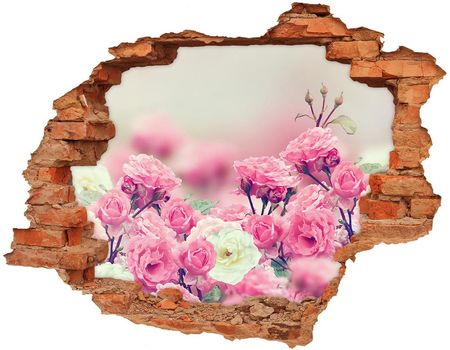 Wallmuralia Samoprzylepna Dziura Na Ścianę Kwiaty Dzikiej Róży 90x70cm