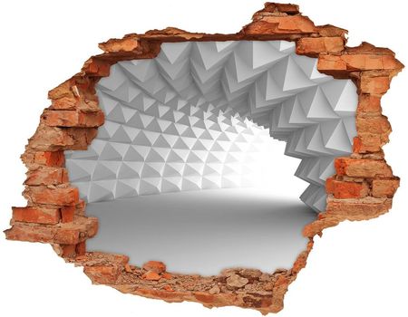 Wallmuralia Samoprzylepna Dziura Ścienna 3D Abstrakcja Tunel 90x70cm