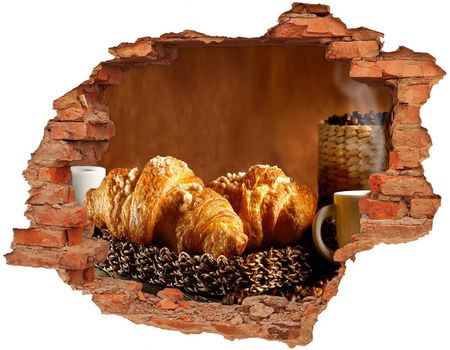 Wallmuralia Naklejka 3D Dziura Na Ścianę Śniadanie 90x70cm