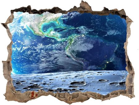 Wallmuralia Foto Zdjęcie Dziura Na Ścianę Planeta Ziemia 95x64cm