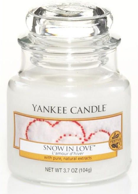 Yankee Candle Snow In Love Christmas Scent Świeca zapachowa 104g 105 g -  Opinie i atrakcyjne ceny na