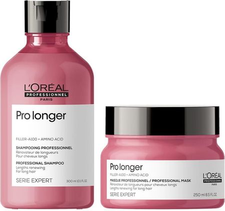 L'Oreal Professionnel Pro Longer zestaw pogrubiający końce włosów szampon 300ml, maska 250ml