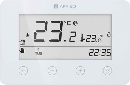 Afriso Programowalny termostat pokojowy FloorControl RT05 do listwy WB01 D-8-24/230 230 V AC (86019)