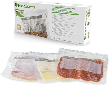 FoodSaver Zapinane torebki próżniowe do świeżej żywności FVB016X 20 szt.