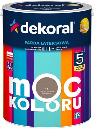 Dekoral Moc Koloru Kawowa pralinka 5L