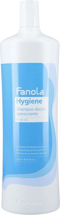 Fanola Hygiene Szampon Oczyszczający Do Włosów I Ciała 1000 ml