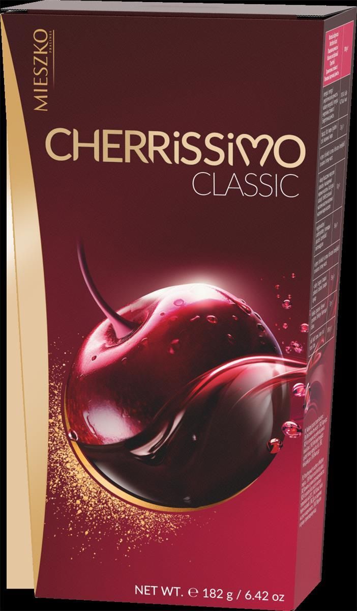 Mieszko Cherrissimo Classic Praliny Wiśnia W Alkoholu 182G - Ceny i ...