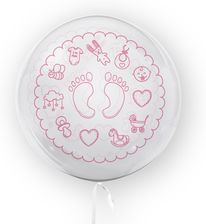 Zdjęcie Tuban Balon 45Cm Stópki Różowy 3646 - Głogów