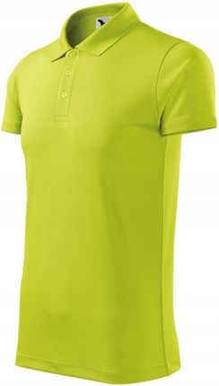 Szybkoschnąca Koszulka Polo sportowa Limonkowa S