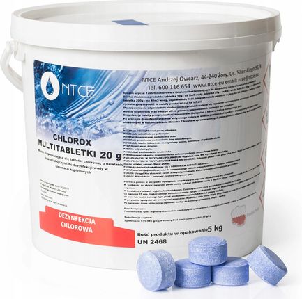 Makita Ntce 5Kg Multi Tabletki Blue 6W1 20G Chlorox Basenu
