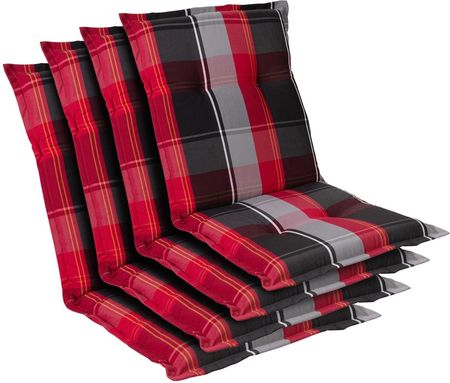 Blumfeldt Prato Nakładki Na Krzesła Ogrodowe Z Niskim Oparciem Poduszki Fotele Poliester 50X100X8Cm