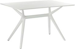 Zdjęcie Stół ogrodowy Dekoria Modesto Biały 73x120x80cm - Lubin
