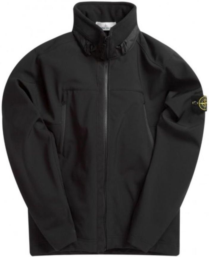 Stone Island Neoprene Jacket Czarny Male Ceny i opinie