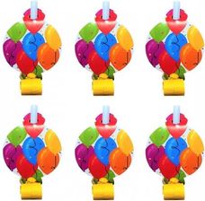 Zdjęcie Mk Trade Gwizdki Rozwijane Z Medalionem Balony 6Szt - Łódź