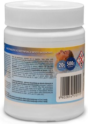 Sulin Chlortix Tabletki Multifunkcyjne 20G 0,5Kg Chemia