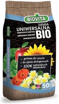 Vidaxl Biovita Ziemia Uniwersalna Do Kwiatów Roślin Bio Naturalna 50L Bv162909All