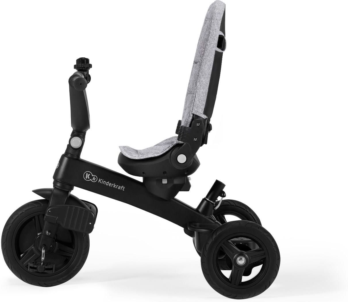 Kinderkraft Rowerek trójkołowy TWIPPER szary - zdjęcie 2 Kinderkraft Rowerek trójkołowy TWIPPER szary