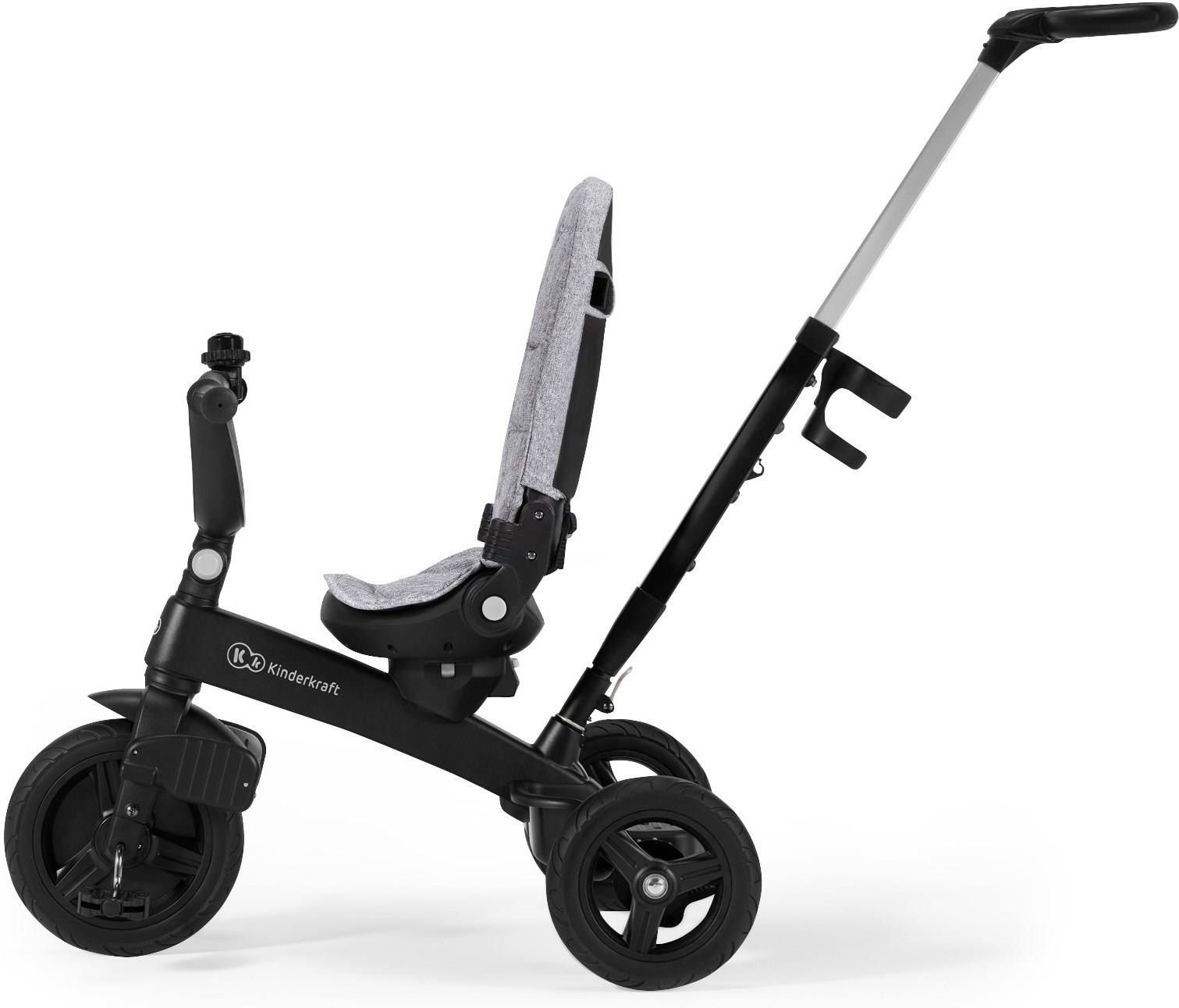 Kinderkraft Rowerek trójkołowy TWIPPER szary - zdjęcie 4 Kinderkraft Rowerek trójkołowy TWIPPER szary