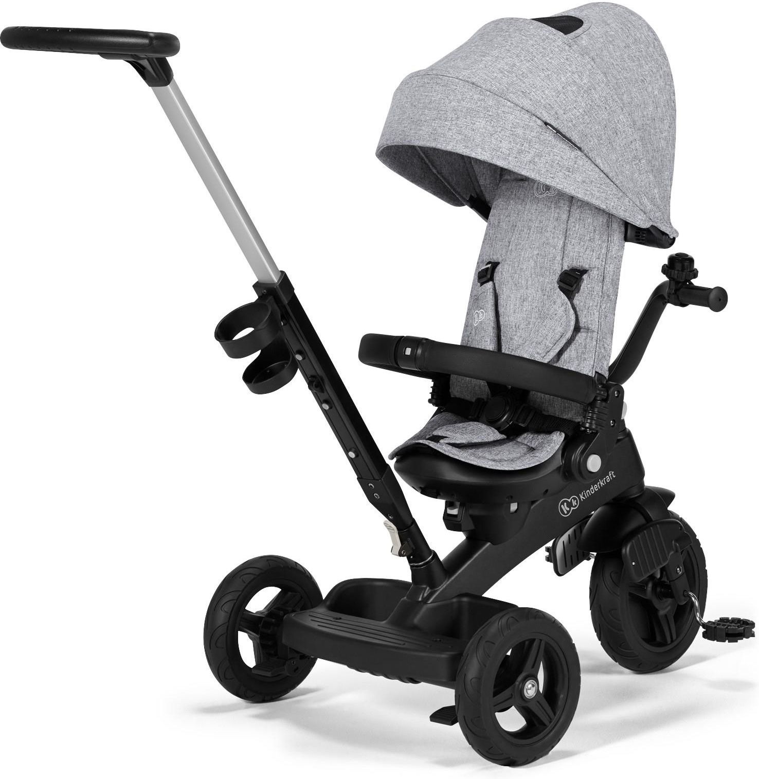 Kinderkraft Rowerek trójkołowy TWIPPER szary - zdjęcie 6 Kinderkraft Rowerek trójkołowy TWIPPER szary