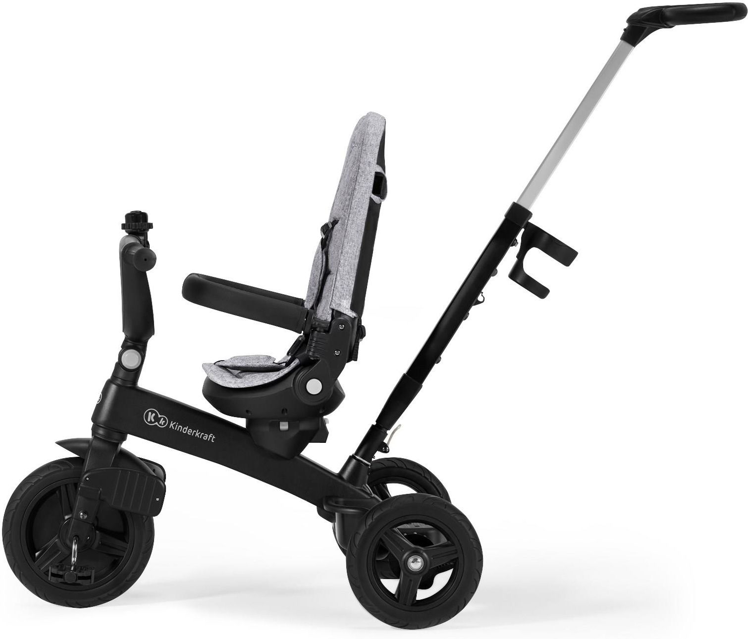 Kinderkraft Rowerek trójkołowy TWIPPER szary - zdjęcie 7 Kinderkraft Rowerek trójkołowy TWIPPER szary