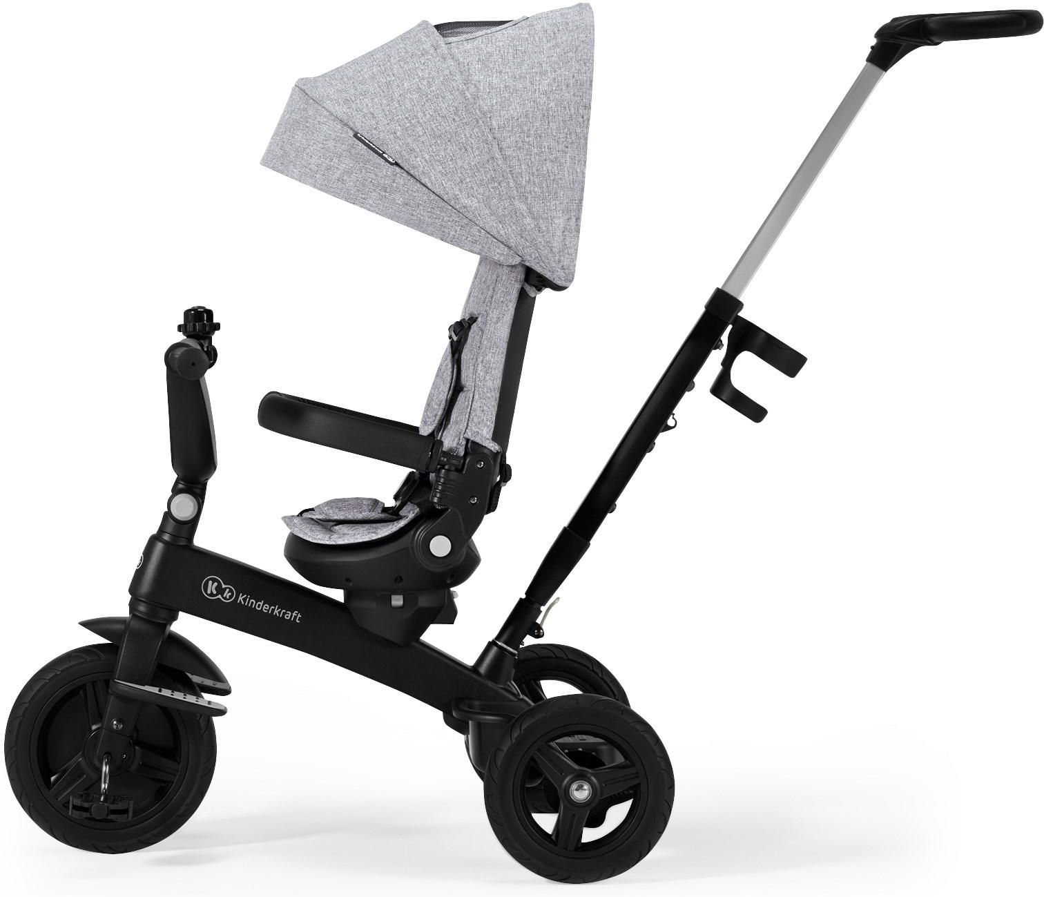 Kinderkraft Rowerek trójkołowy TWIPPER szary - zdjęcie 8 Kinderkraft Rowerek trójkołowy TWIPPER szary