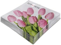 Zdjęcie Tete A Serwetki Lovely Tulips 3 Warstwowe 33X33Cm Składane 1/4 20Szt W Paczce - Ząbkowice Śląskie