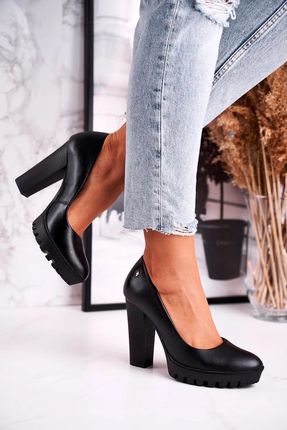 Czółenka Na Słupku I Platformie Maciejka 02629 38 - Ceny i